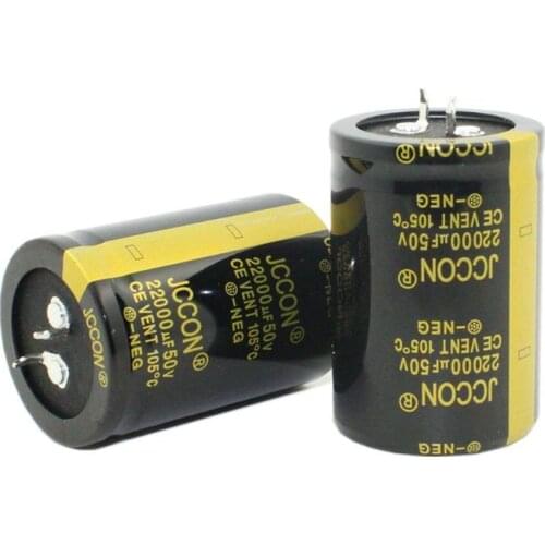 2021 New 50V 22000uF 35x50mm Aluminum Electrolytic Capacitor High Frequency Low Impedance