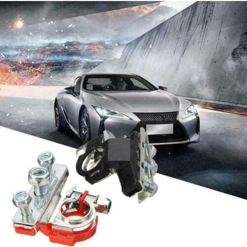 A Pair Of Battery Terminals 1 To 3 Terminals For Car Tin Pure Modification Battery Pile Battery Heads Pile Heads Plated Cop O2W5