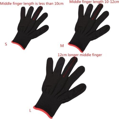 2PCS Anti-slip Nylon Gloves Guitar Bass Glove Instrument Practice Hand Cover