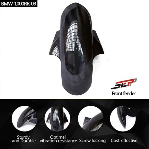 SMOKU Motorcycle Carbon Fiber Front Fender Splash Mud Dust Guard Mudguards For BMW S1000RR 09-15 S1000R 14-15 S1000XR HP4 09-15