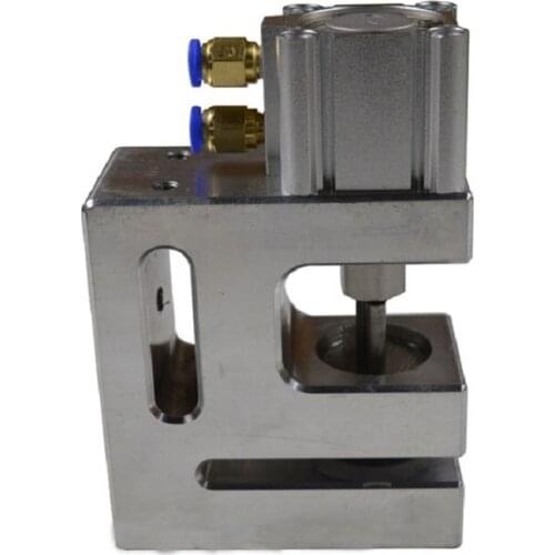 Butterfly hole Pneumatic punch machine hole puncher for PP plastic and blister card