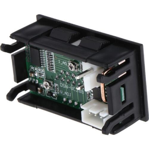 DC 0-100V 10A Dual LED Digital Voltmeter Ammeter Voltage AMP Power Car Monitor 270E