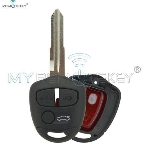 Remtekey Remote key 3 button 434Mhz MIT8 for Mitsubishi Triton Lancer Evo with 4D61 chip