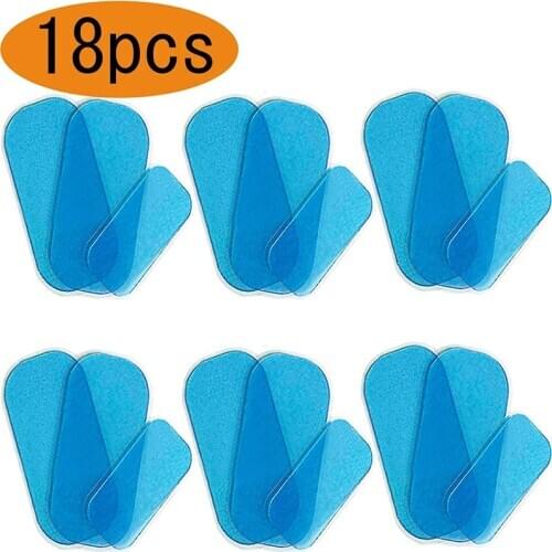 18Pcs Replacement Gel Pad for Buttock Muscle Hip Trainer Massage EMS Hip Muscle Hydrogel Sticker Stimulator Hip ABS Muscle Gel