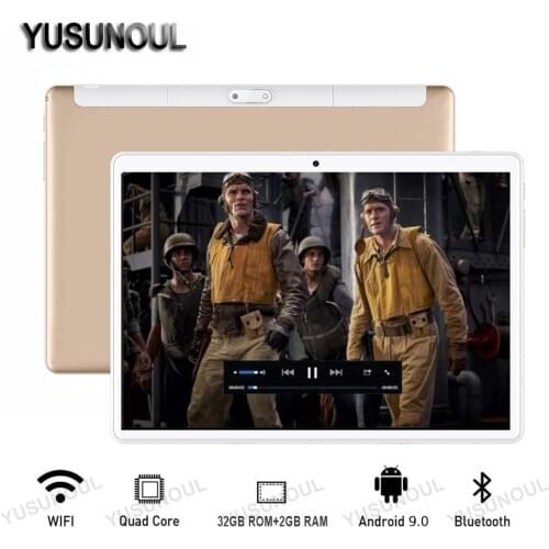 2020 Super Fast 10 inch tablet PC Android 9.0 OS 32GB eMMC Storage 2.5D Glass 1280*800 HD WiFi GPS Tablet 64GB Card Gifts
