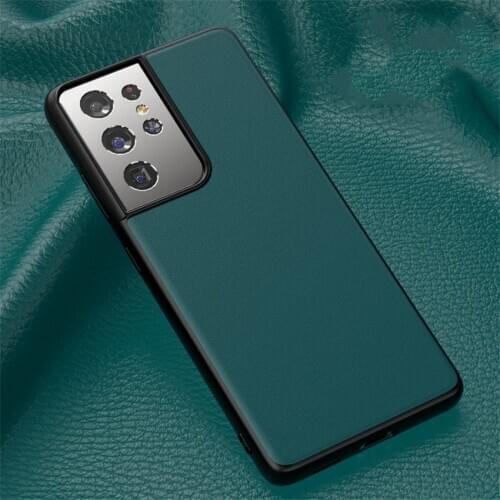 Shockproof Case for Samsung Galaxy S21 Ultra Carbon Fiber PU Leather PC Phone Cases Cover for Samsung S21 S20 Ultra S21 Plus