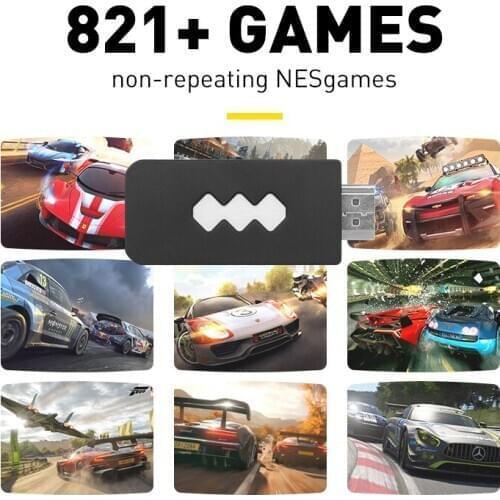 USB Wireless Handheld TV 4K HDMI Video Game Console Build In 821 Classic Games 8 Bit Mini Video Console Support AV/HDMI Output