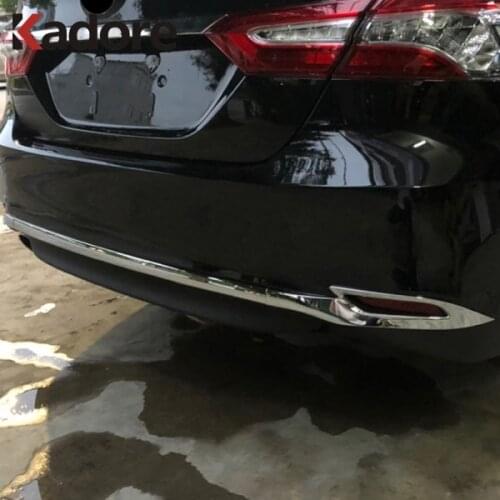 For Toyota Camry LE XLE 2018 2019 2020 Chrome Rear Trunk Lid Cover Trim Car Accessories Tailgate Boot Protection Strip