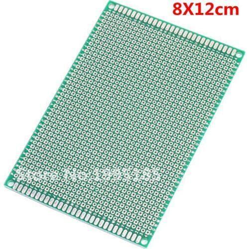 1PCS 8cm x 12cm 8x12 8*12cm DIY Single Side Prototype PCB Circuit Universal Board