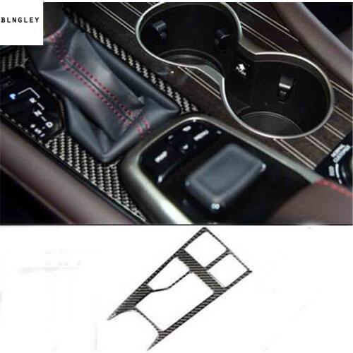 1pc Epoxy glue carbon fiber grain gear panel decoration cover for 2016 2017 2018 Lexus RX300 270 200T 450H