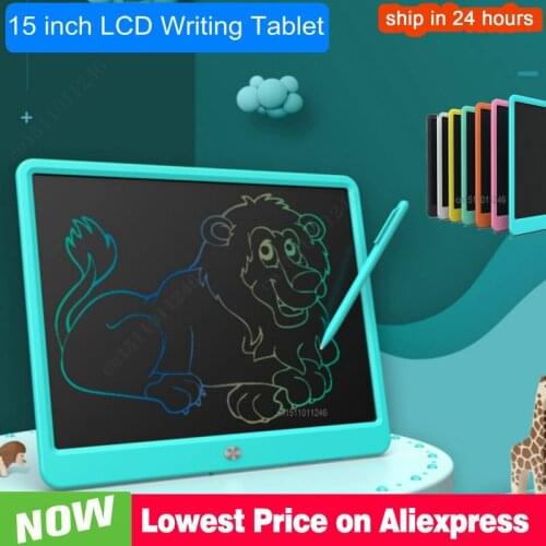 15 inch LCD Writing Tablet Electronic Drawing Board Digital Graphic Drawing Tablets Kids Handwriting Pad Office Home Kids Gifts