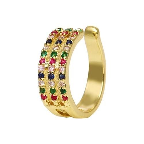 Bettyue Fashion 2020 Delicate Earring With Colorful Tiny Zirconia For Female Ingenious Ornament Wedding Party Charming Jewelry