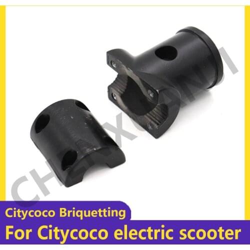 Front Press Block Lock Parts For Citycoco Electric Scooter Aluminum Press Block Fasteners Handlebar Clamps Locking Parts