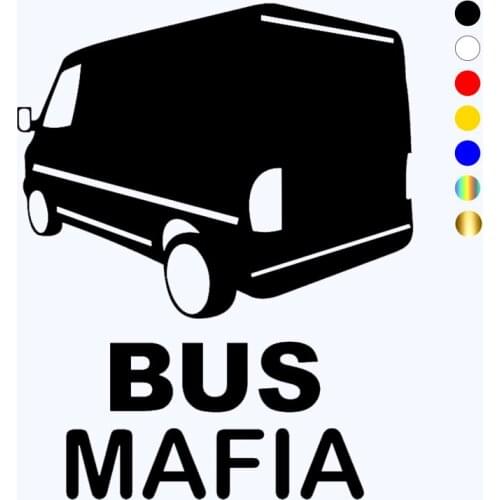 CK20360# Die-Cut Vinyl Decal Bus Mafia Car Sticker Waterproof Auto Decors on Car Body Bumper Rear Window