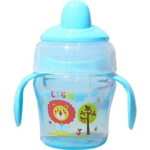 Ins Kids Water Sippy Cup Creative Cartoon Baby Feeding Cups with Straws Leakproof Water Bottles Outdoor Portable Childrens Cups