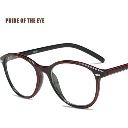 Designer Optical Glasses Frame Women Men Spectacle Frame Clear Lens Myopia Glasses Rivet Eyeglasses Frames Unisex Lunette De Vue