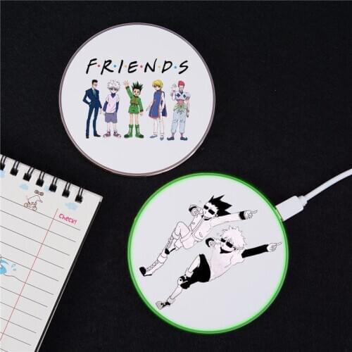 Hunter X Hunter HXH Anime Hunter X Hunter 3 Wireless Charger Pad for Iphone 11 X XR Charging Charger FOR Samsung Huawei XIAOMI