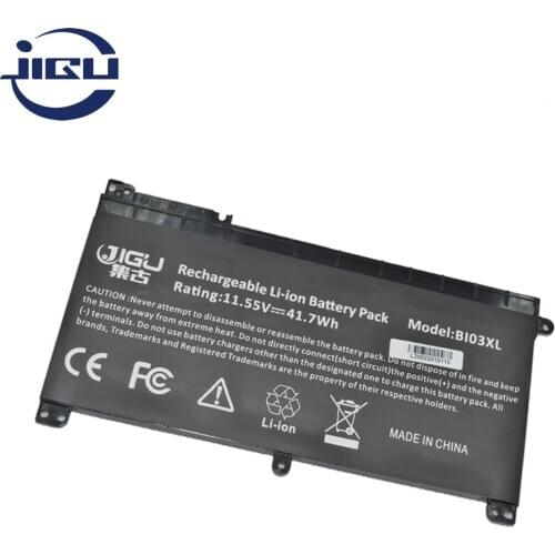 JIGU Laptop Battery HSTNN-UB6W TPN-W118 BI03041XL For HP For Z4Q78PA Z4Q86PA Z4J10PA Z1D32PA Z1D30PA Z1C97PA X0T02PA X0S97PA