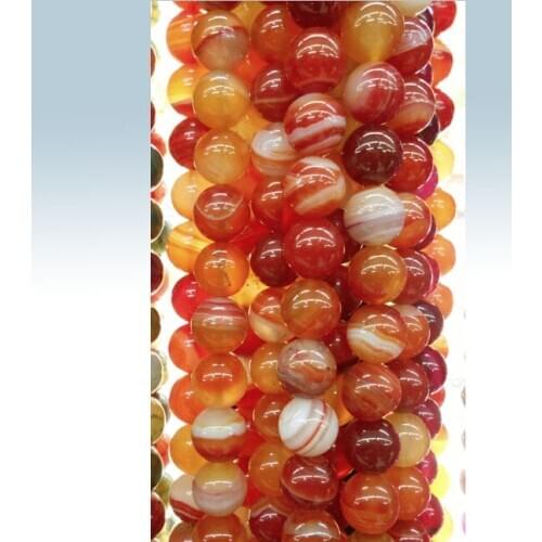 Red Beads Round Carnelian Selectable 4 6 8 10 mm Natural Stone Beads