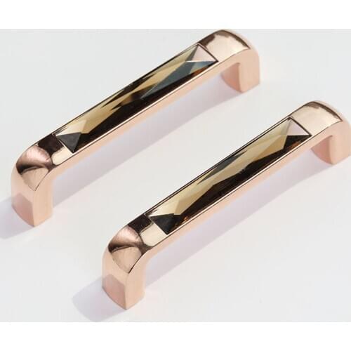 Modern simple metal handle Wardrobe door handle European antique Funiture cabinet knobs Zinc alloy shoe closet drawer pulls 96mm