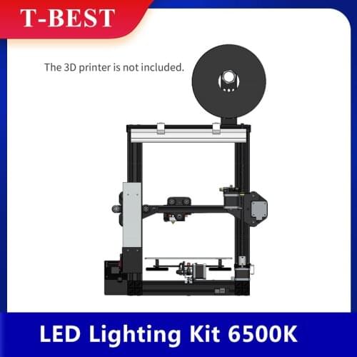 LED Lighting Kit 6500K Soft Light LED Light Bar Night Light with Universal Plug Adaptor for Creality Ender-3/Ender-3 Pro