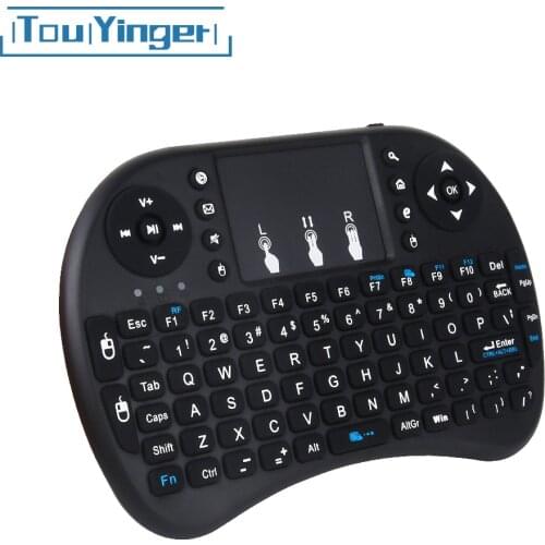Touyinger New arrival mini i8 Keyboard Air Mouse Multi-Media Remote Touchpad Handheld for Android Projectors and Smart TV
