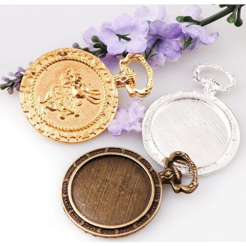 Vintage Blow horn Rabbits Antique Metal Hollow Frame Connector Charms Pendant DIY Jewelry Findings Accessories