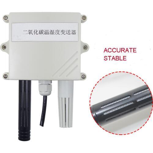 High precision RS485 CO2 sensor module CO2 Transmitter detector gas sensor co2 485 protocol with Temperature and humidity