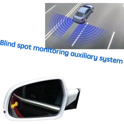 Car BSD BSM BSA Blind Area Spot Warning Drive Mirror Rear Radar Detection System For Audi A4 A4L B8 8K 2013~2016