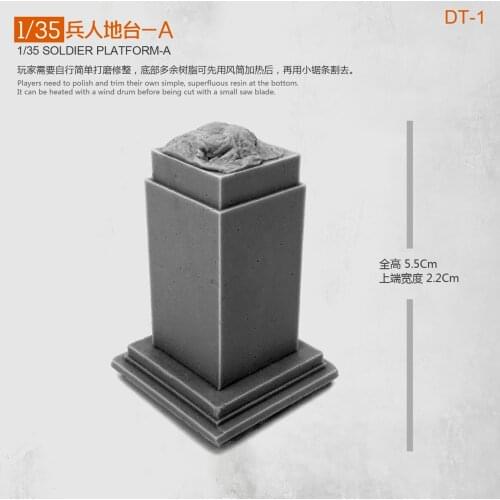 1/35 Soldier Platform Model 5CM Dt-1
