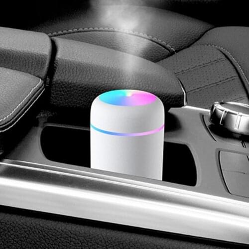 300ml USB Auto Mini Humidifier Desktop Mute Car Office Moisturizing Mute Fine Large Capacity Car Air Humidifier