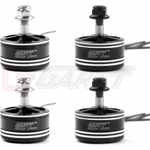 4 X GARTT QE 2204 2300KV Brushless Racing Motor 2CW 2CCW For QAV FPV RC 210 250 300 Quadcopter Multicopter Drones