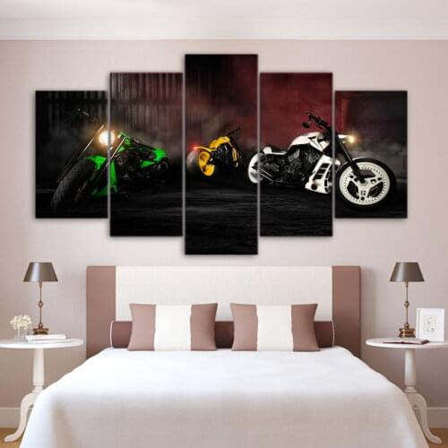 8 Styles 5pcs Motorcycle Racing Driver Pictures Poster Wall Art Decor Canvas HD Printed Oil Paintings For Living Room Home Decor