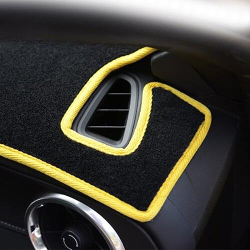 Car Center Console Dashboard Dust-proof Cool Down Light-proof Pad Car Interior Decoration Accessories for 15-20 Ford Mustang