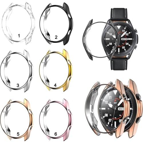 Watch Cover for Samsung Galaxy Watch 3 41mm Soft Clear TPU Screen Protector for Samsung Galaxy Watch 3 45mm
