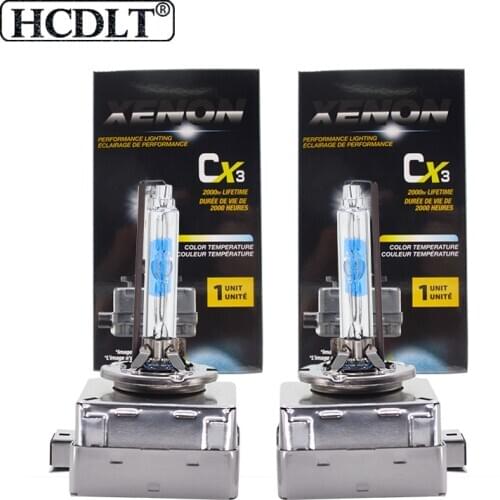 HCDLT 2PCS Original D1S 12V 5500K High Bright 35W 55W Xenon D1S HID Bulb Lamp For Car Headlight Kit A1 A3 A4 A5 A6 A7 Q3 Q5 Q7