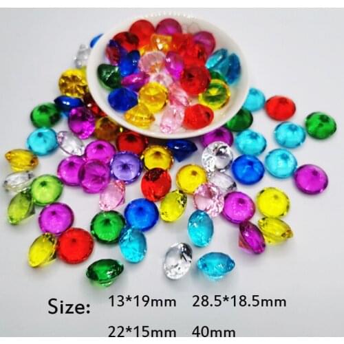 Simulation Acrylic Crystals Diamond Party Wedding DIY Materials Home Garden Decoration Gaming Accessories Treasure Diamond