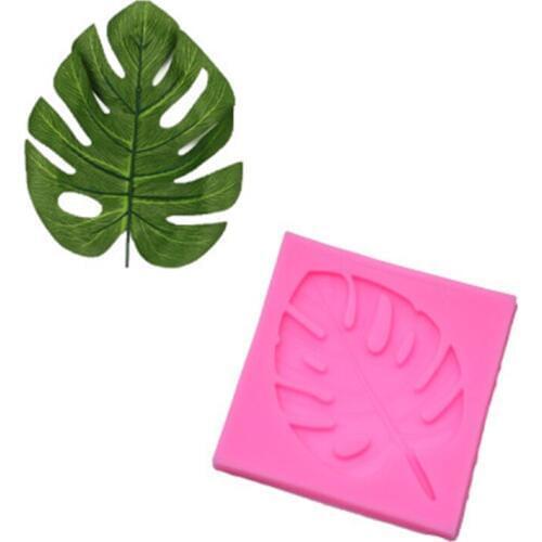 Simulation Turtle Back Bamboo Leaf Dry Fondant Cake Decoration Silicone Mold Ultralight Clay Mould Chocolate Biscuit Baking Tool