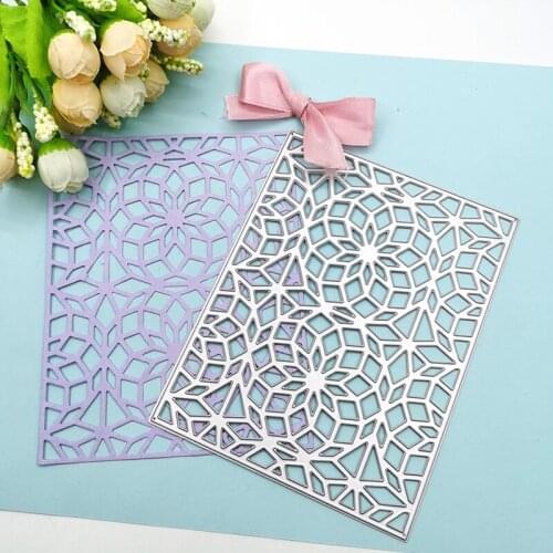 Julyarts Square Grid Metal Cutting Die Stencil for Scrapbooking Photo Album Embossing DIY Card Making Die Metal Crafts Die Cut