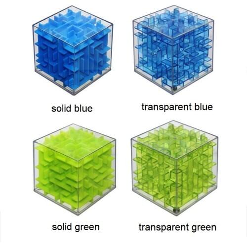 Mini 3D Maze Puzzle Cube Speed Cube Labyrinth Rolling Ball Toys Puzzle Game Cubos Magicos Learning Toys Best Gift For Kid
