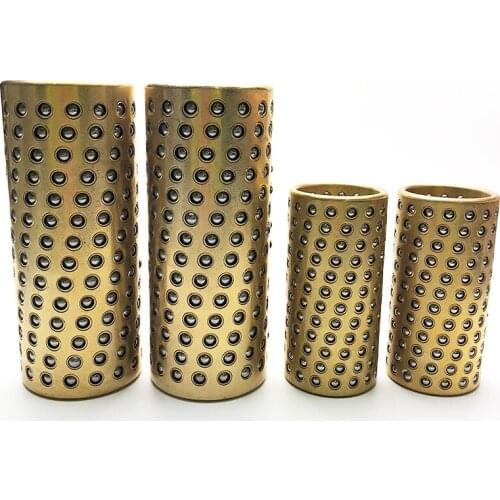 38mm-50mm inner diameter 50mm-160mm length miniature precision steel balls guide post Brass sleeve oil-free bushing bolt