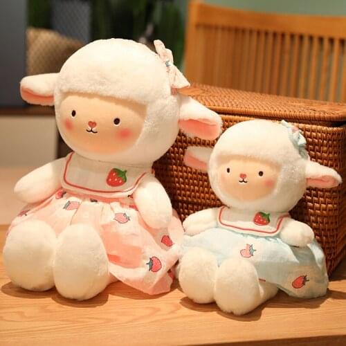 New Cute Dreamful Sheep Plush Toys Stuffed Animal Lamb Doll Soft Pillow Baby Kids Girls Kawaii Birthday Gift Room Decoration