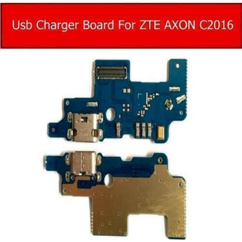 Genuine Usb Charging Jack Board For ZTE AXON MAX C2016 Secret Max USB Charger Jack Socket Flex Cable Replacement Parts