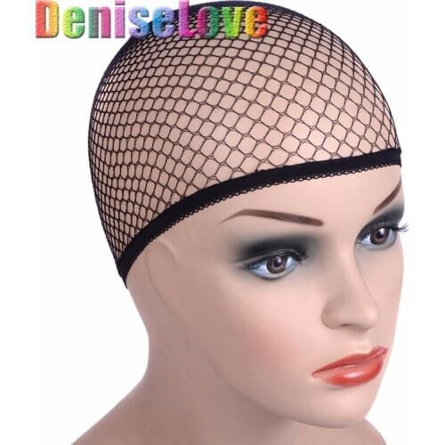 Hair net wig caps net for lace front wig cap wholesale 1pc/pack wig caps stocking for Weave Hairnets Wig Nets Stretch Mesh Wig