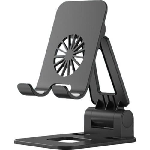 Foldable Cell Phone Stand Adjustable Mobile Phone Bracket Holder Flexible Heat Dissipation Support for Desktop