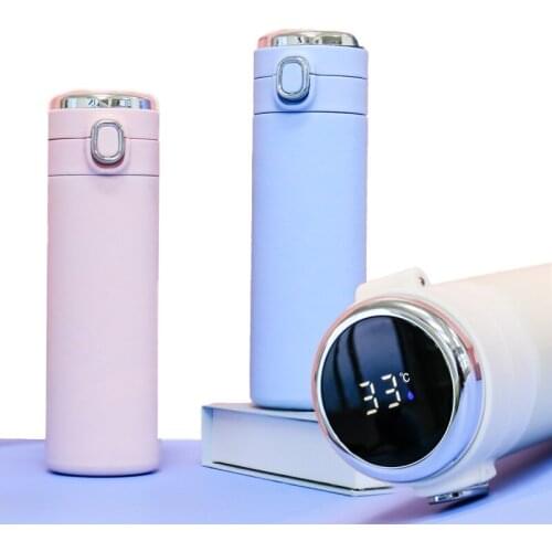 Vacuum Flask Stainless Steel Smart Water Bottle Temperature Display BPA Free Thermos for Coffee Tea Cups Travel Waterfles Cup