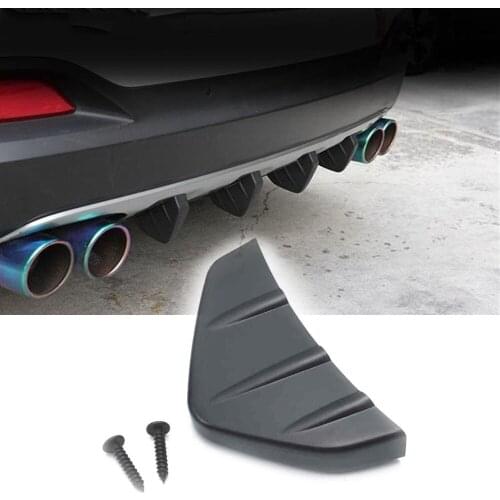 EPMAN Universal Car Rear Bumper Diffuser Scratch Protector Cover Molding Trim Decals Auto Accessories Car-Styling EPZLBH125-AF