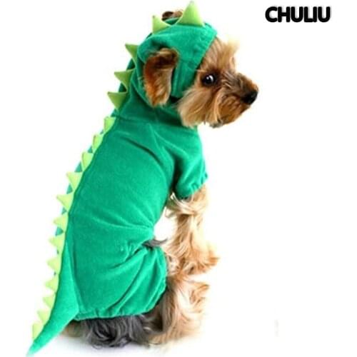 NACOCO Velvet Dinosaur Design Costume Dog Puppy Pet Clothes
