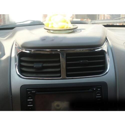 1pc abs For Chevrolet sail 2010-2014 Air conditioning port Light frame sticker