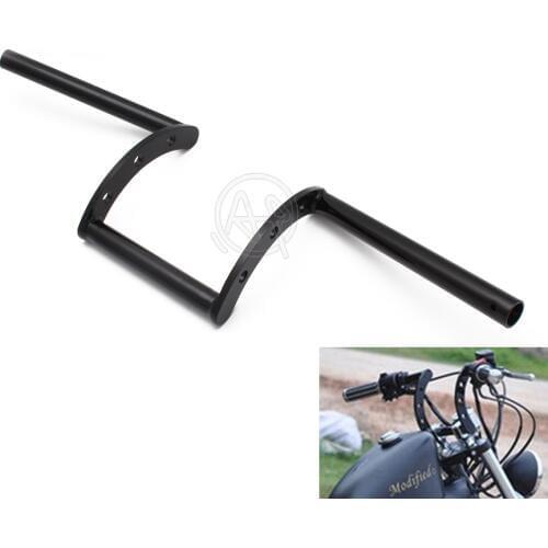 1pcs Black 1'' 25mm Custom Z Bar Pullback Motorcycle Handlebar 1pcs For Harley Sportster Chopper Bobber Softail Dyna